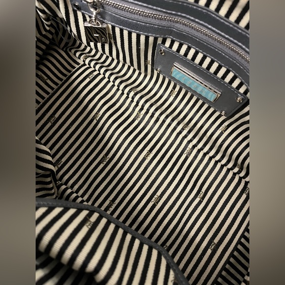 L.A.M.B. Aviano satchel, frosted silver leather, like new condition - Picture 7 of 13